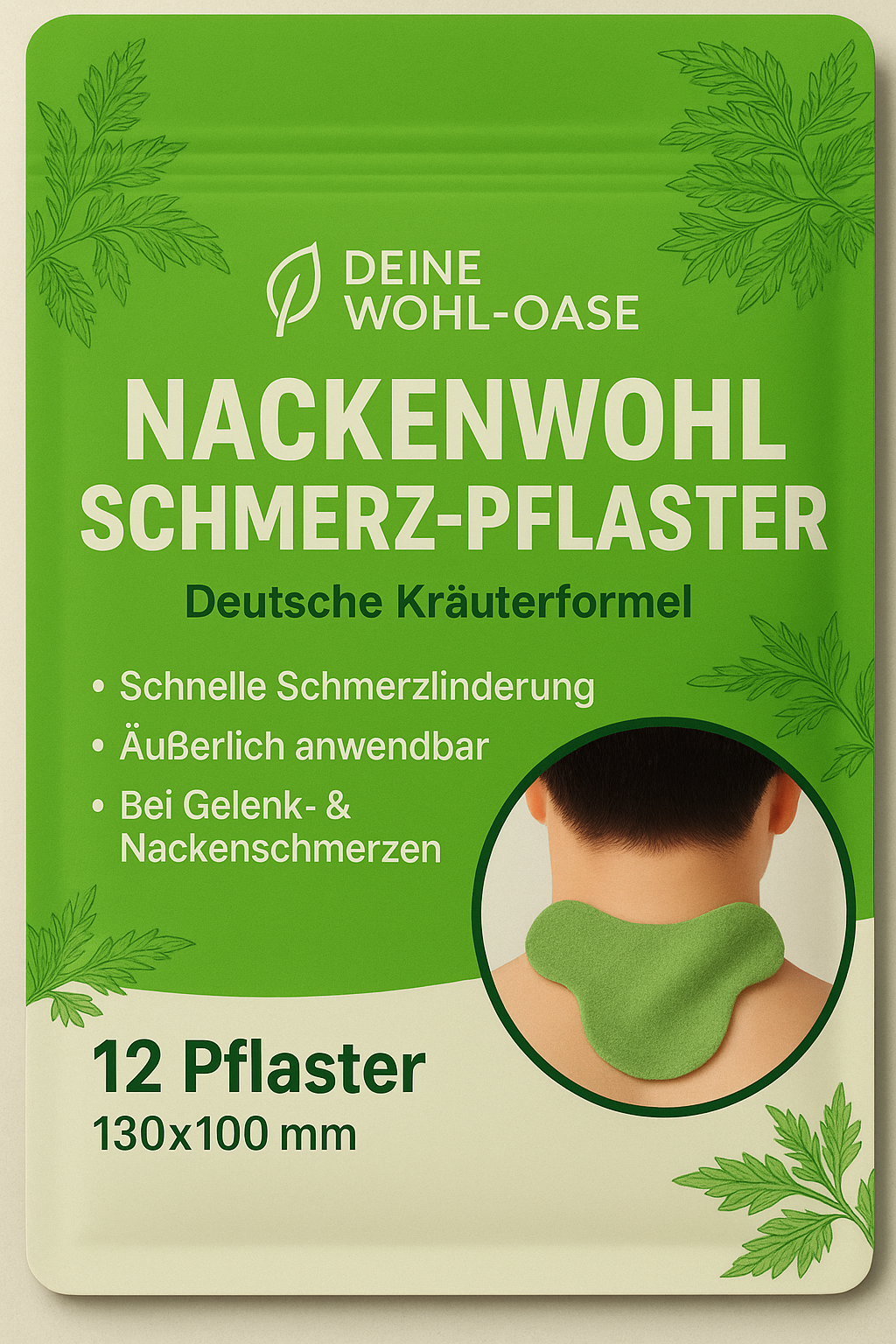 Wärme - Nackenwohl Schmerz-Pflaster